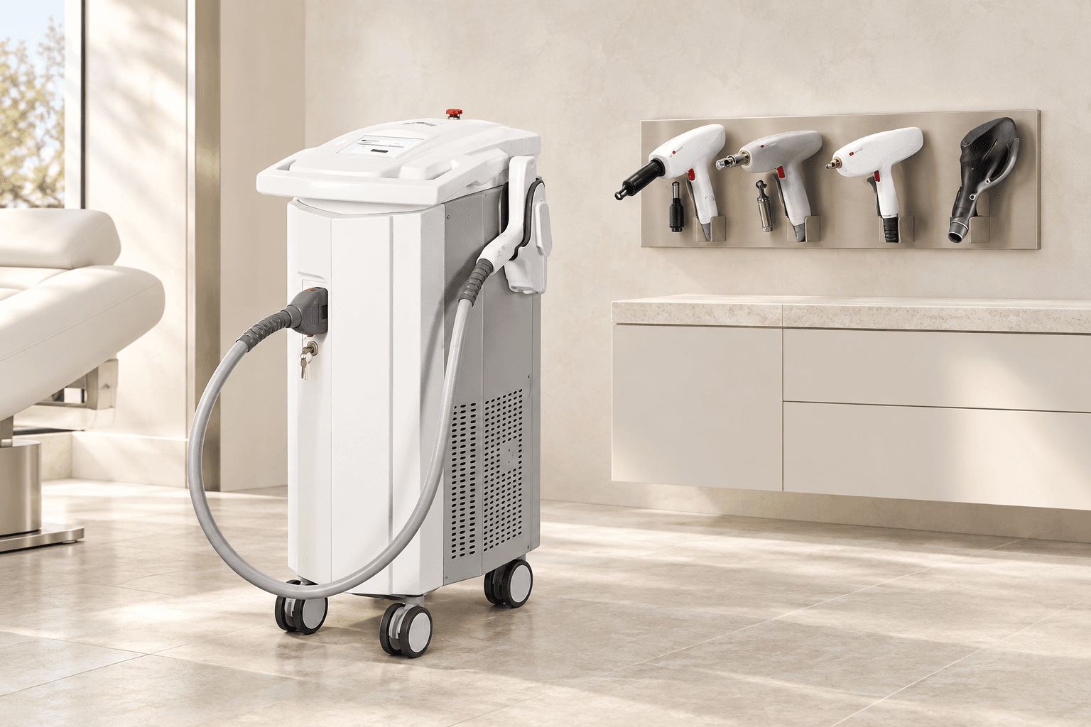 Octave modular laser, IPL and RF platform in a contemporary clinic
